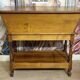 Bread trough / carved walnut – animated scene decoration – early 20th century