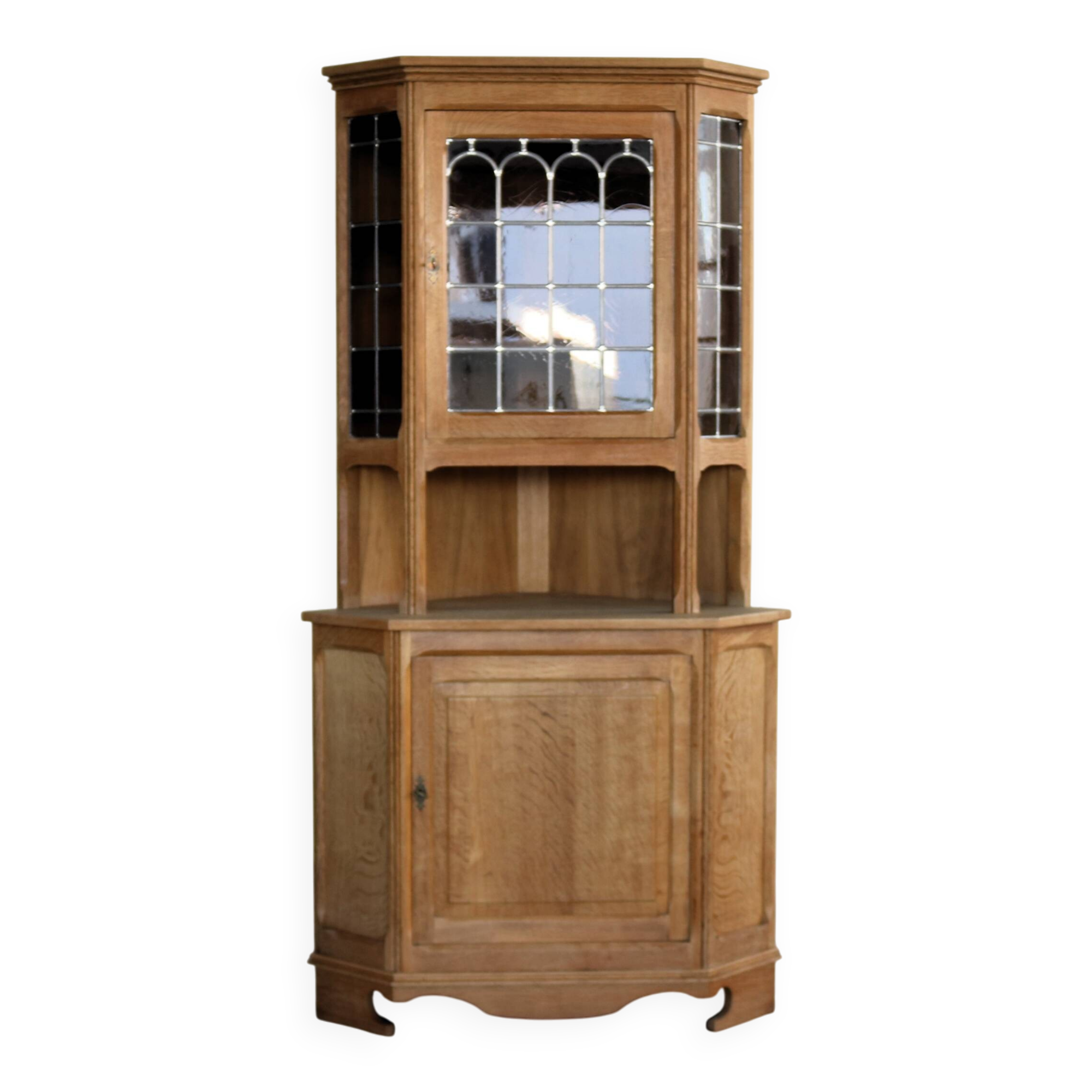 Brutalist display cabinet | corner cabinet | 1960s | Danish