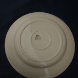 Plat rond en faïence de Gien modèle Tamaris diam 28,5 cm