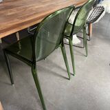 Lot de 2 chaises Kartell Thalya Vert Forêt