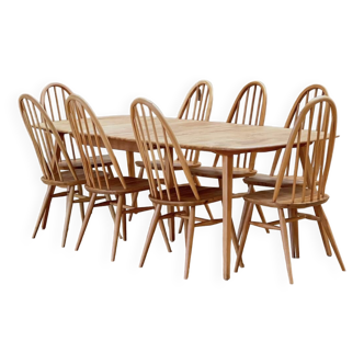 Ercol Windsor Extending Table and Chairs in Elm