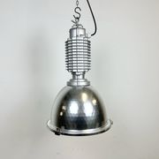 Industrial pendant lamp with glass cover by charles keller for zumtobel, 1990s