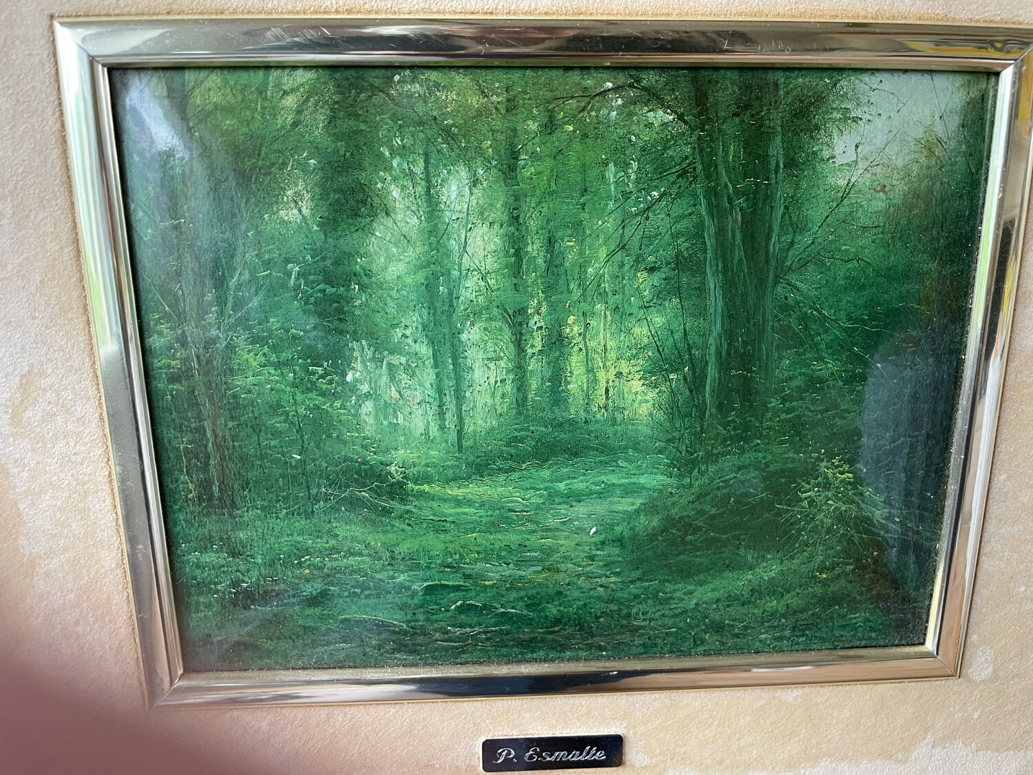 Painting signed Pierre Leishman