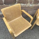 2 Olivo Pietro designer armchairs, Italy, 1970s