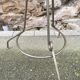 Vintage metal coat rack minimalist