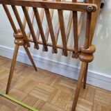 Magazine door and empty wooden pocket, vintage