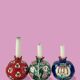 Large ceramic candle holder