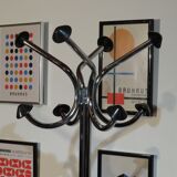 70's chrome parrot coat rack