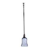 Old chimney shovel in wrought iron and brass