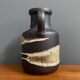 Brown fat lava vase by Scheurich model 414-16 West-Germany 1970s
