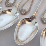 12 cuillères en métal argenté Alfénide