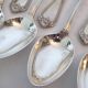 12 spoons in silver metal Alfénide