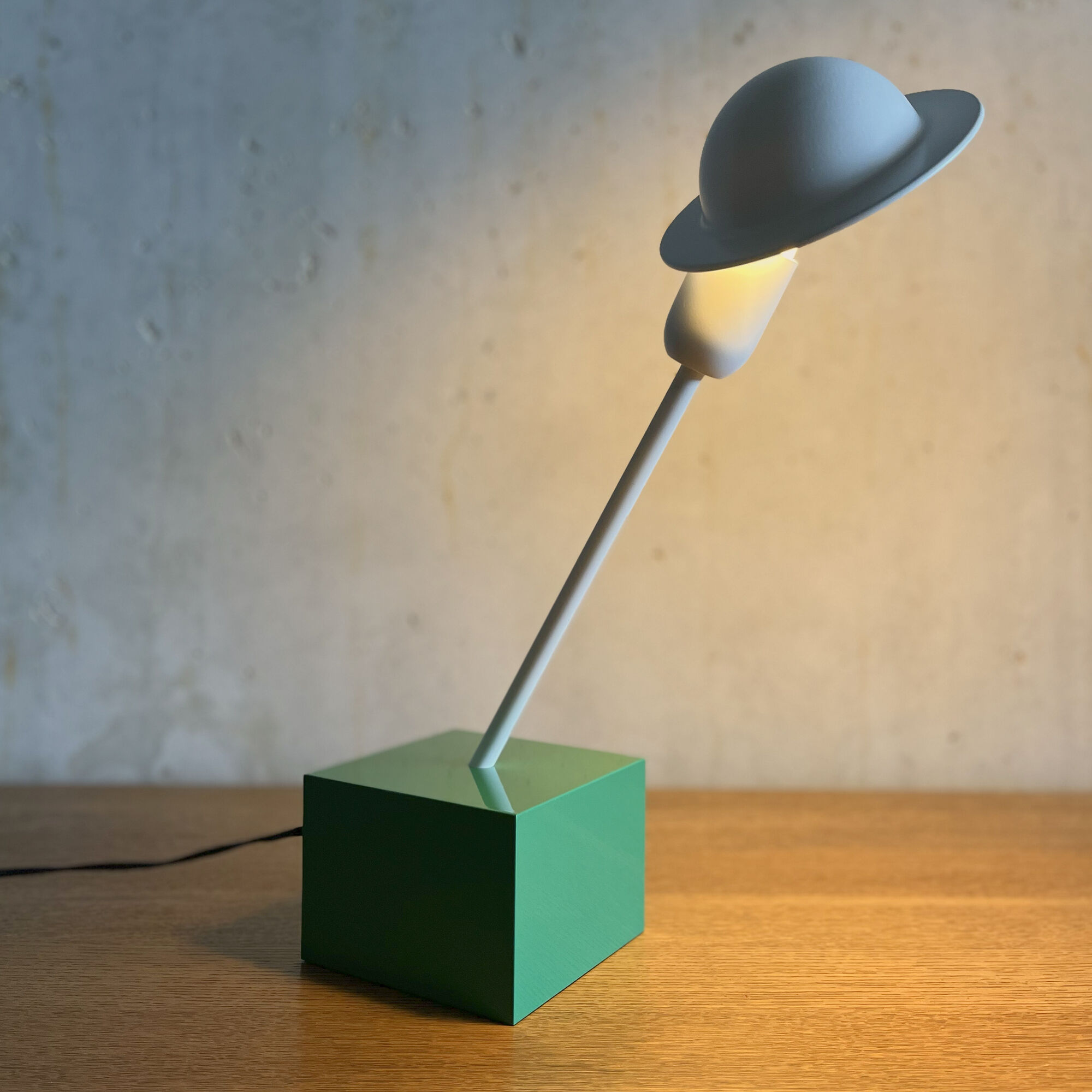 Ettore sottsass don table lamp for stilnovo, 1977