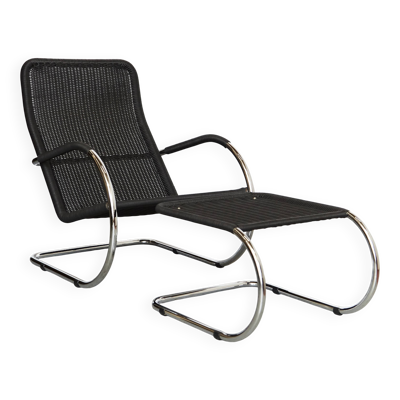 Anton Lorenz cantilever chair D35 & ottoman C35 for Tecta
