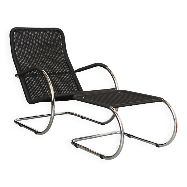 Anton Lorenz cantilever chair D35 & ottoman C35 for Tecta