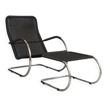 Anton Lorenz cantilever chair D35 & ottoman C35 for Tecta
