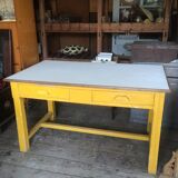 Yellow kitchen table