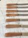 Set of 7 horn knives 50s