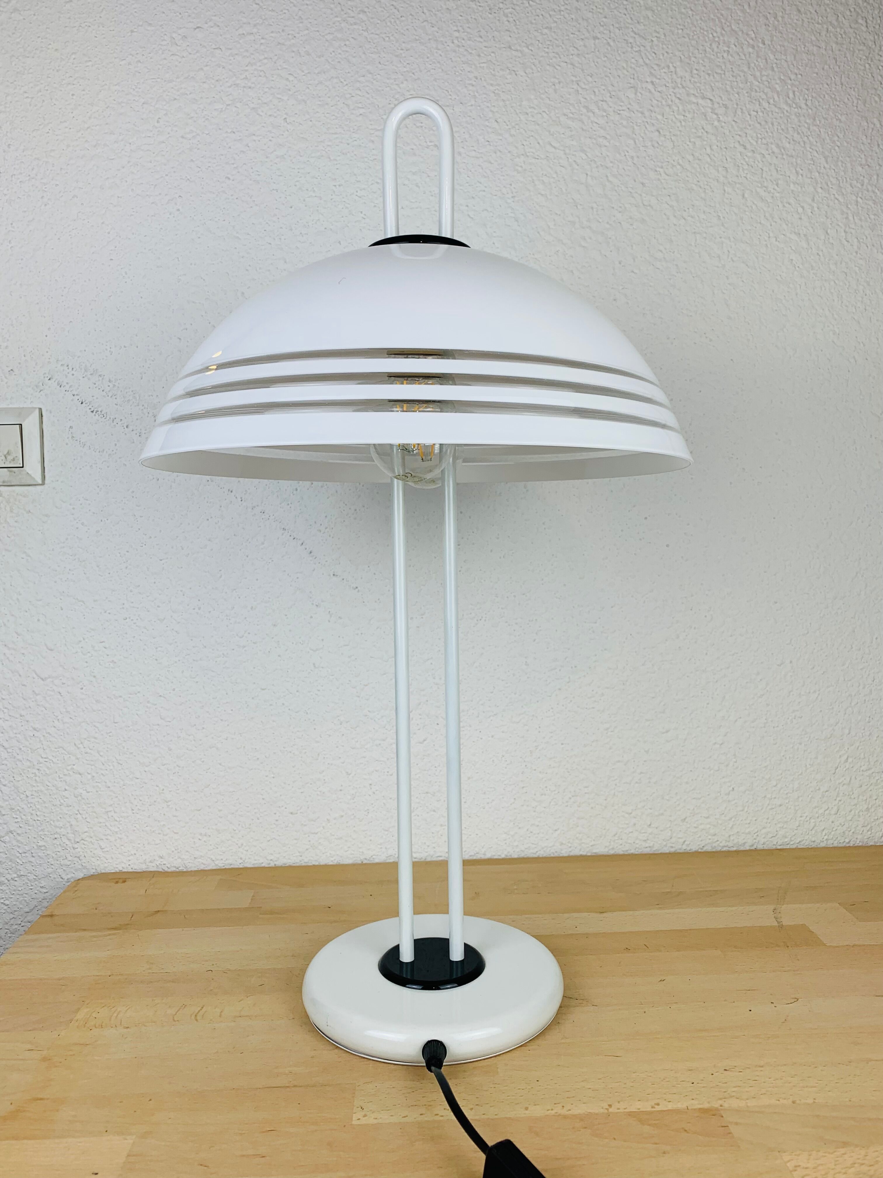 Mushroom lamp Wessel Herford 80s memphis