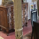 Old carved wooden column - 18th century