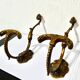 Bronze coat hanger pair