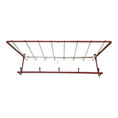 Midcentury Wall Brass Coat Rack, Germany, 1960s