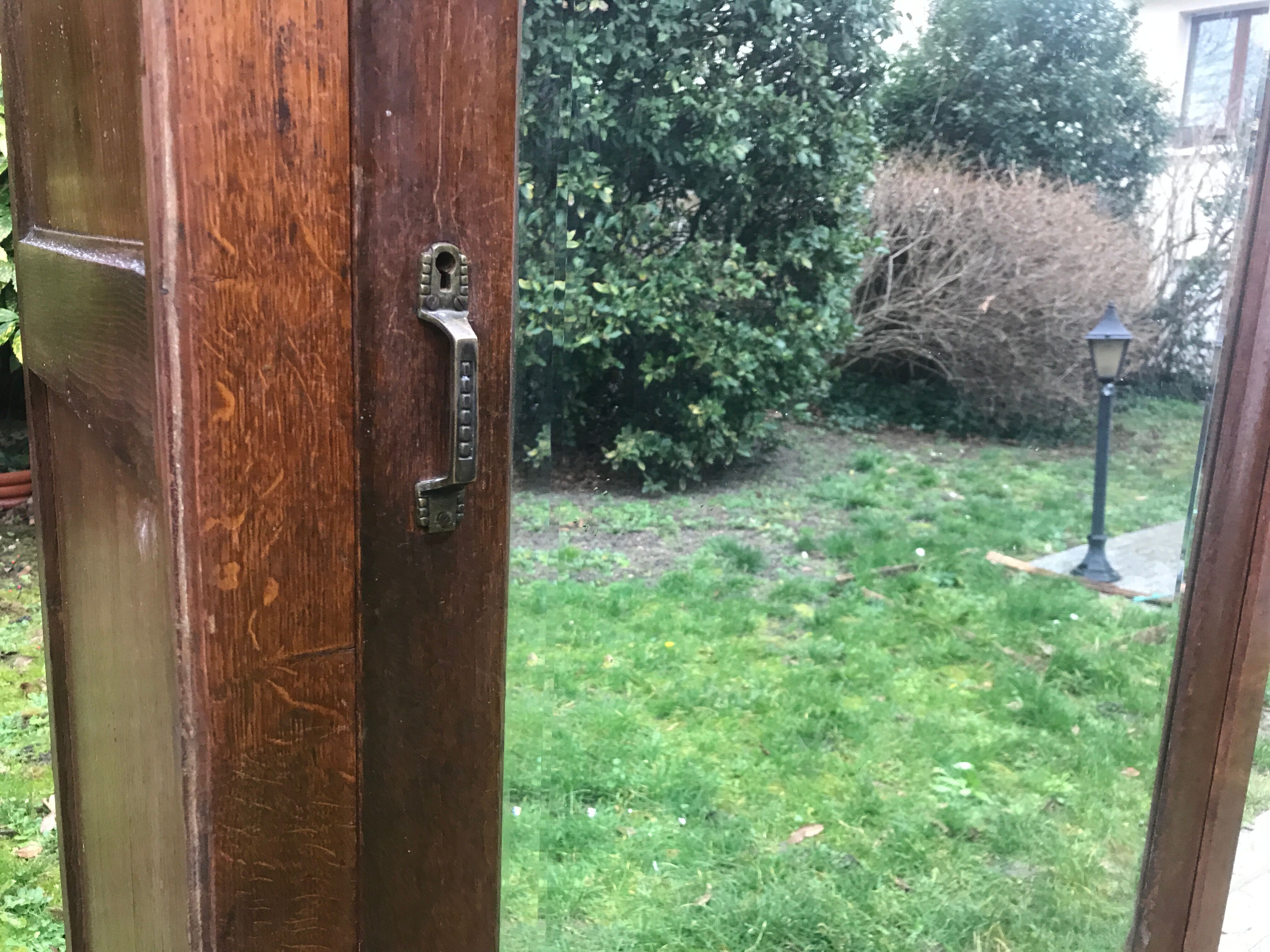 Art Deco cabinet with bevelled mirror 1930/1940