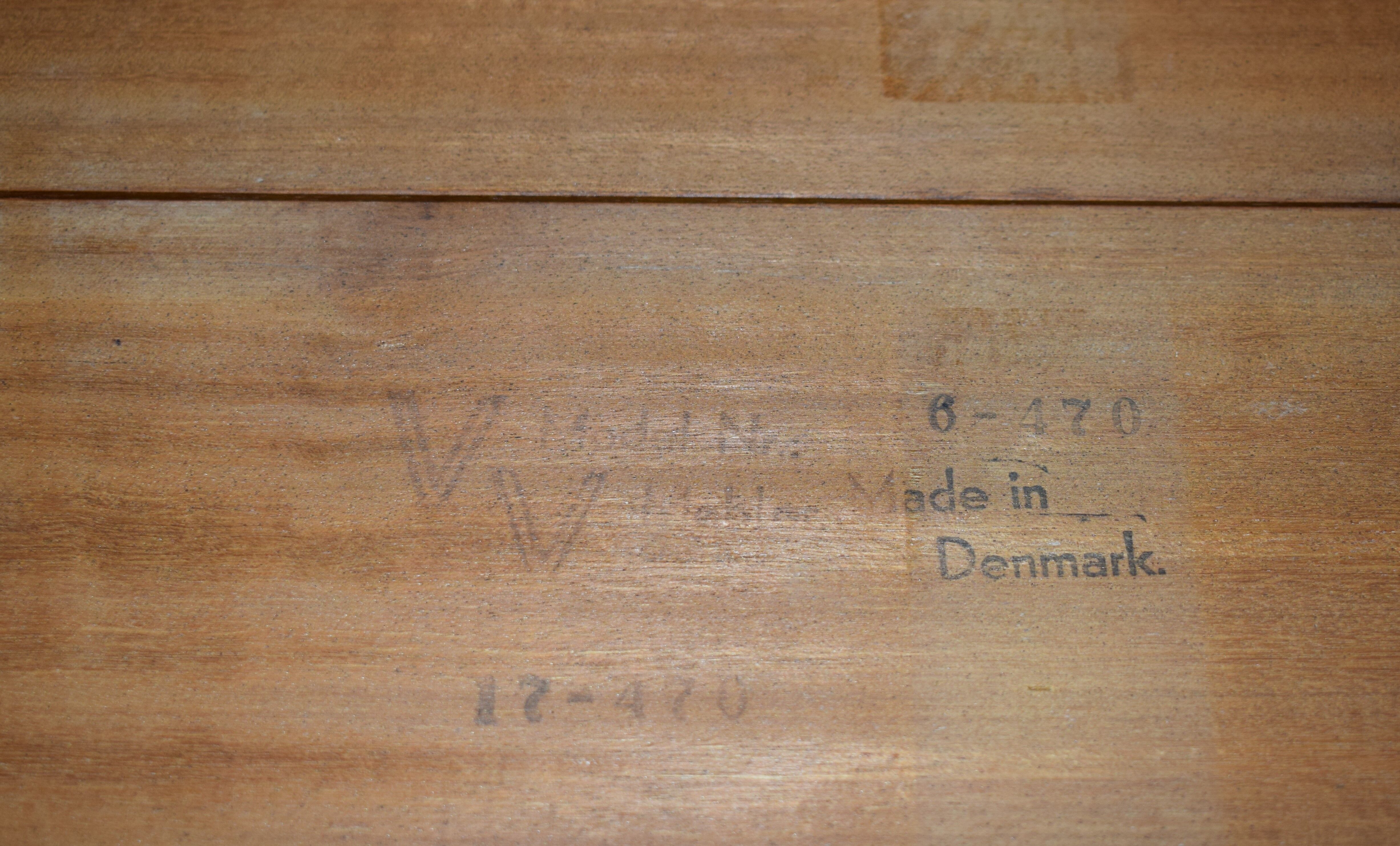 Teak extendable dining table from VV Møbler Spøttrup, 1960