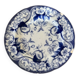 Ancien plat rond Creil et Montereau