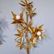 Large pair of brass wall sconces, Maison Jansen, 1960-70.
