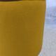 Vintage fabric and teak side table.
