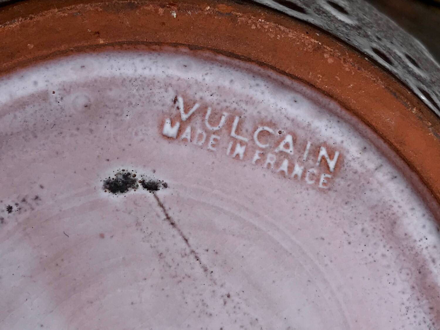 Cache pot céramique lave Vulcain France