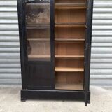 Lacquered oak bookcase 1860