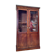 Display cabinet forming a mahogany card index from the restoration period
