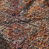 Large Boujad Berber carpet in salmon wool