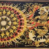 Tapisserie d'Aubusson "Aurore" en pure laine Jean Claude Bissery