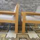 Paire de fauteuils laine bouclette 1970