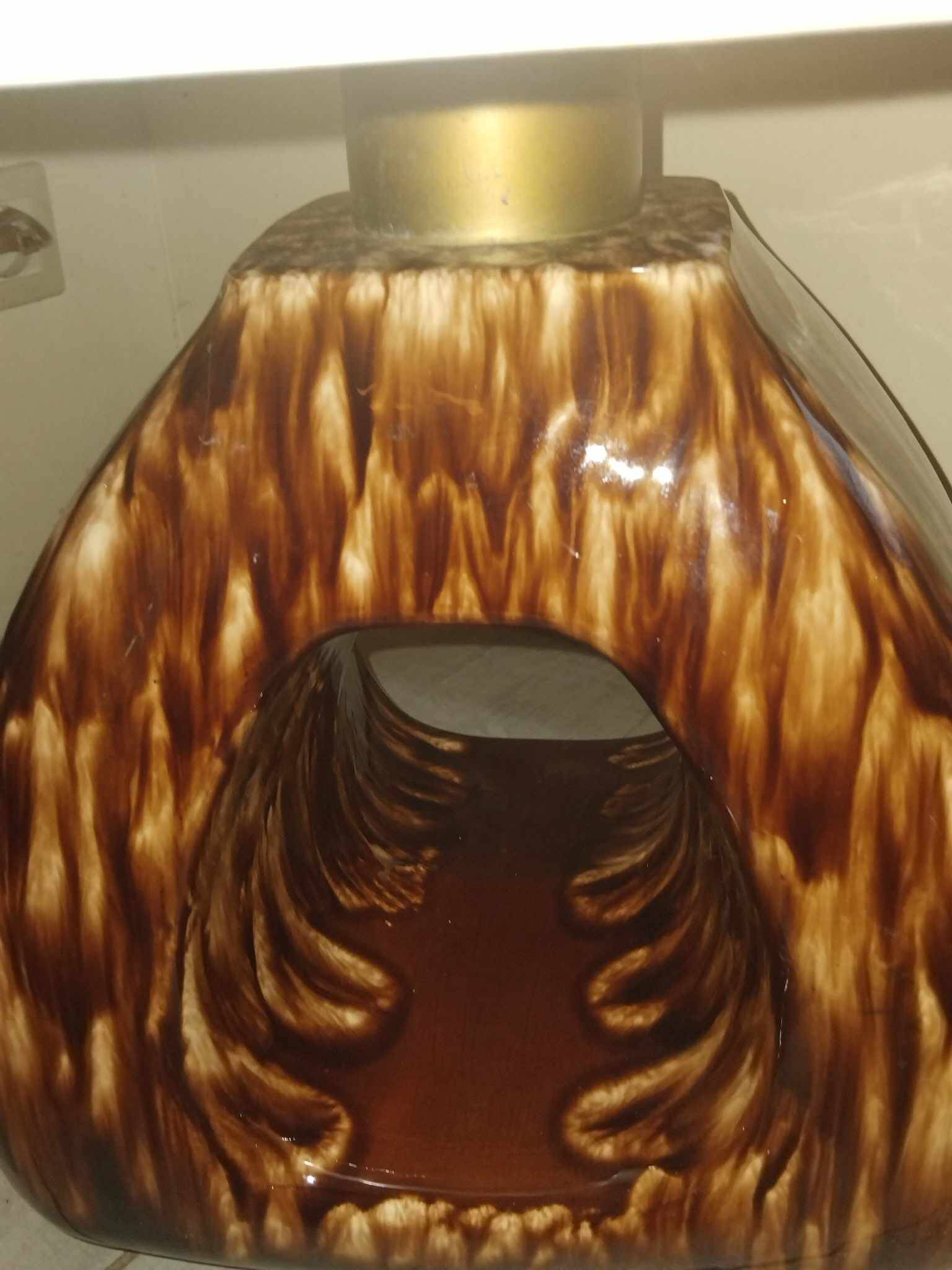 Large earthenware lamp from the 70s
