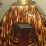 Large earthenware lamp from the 70s