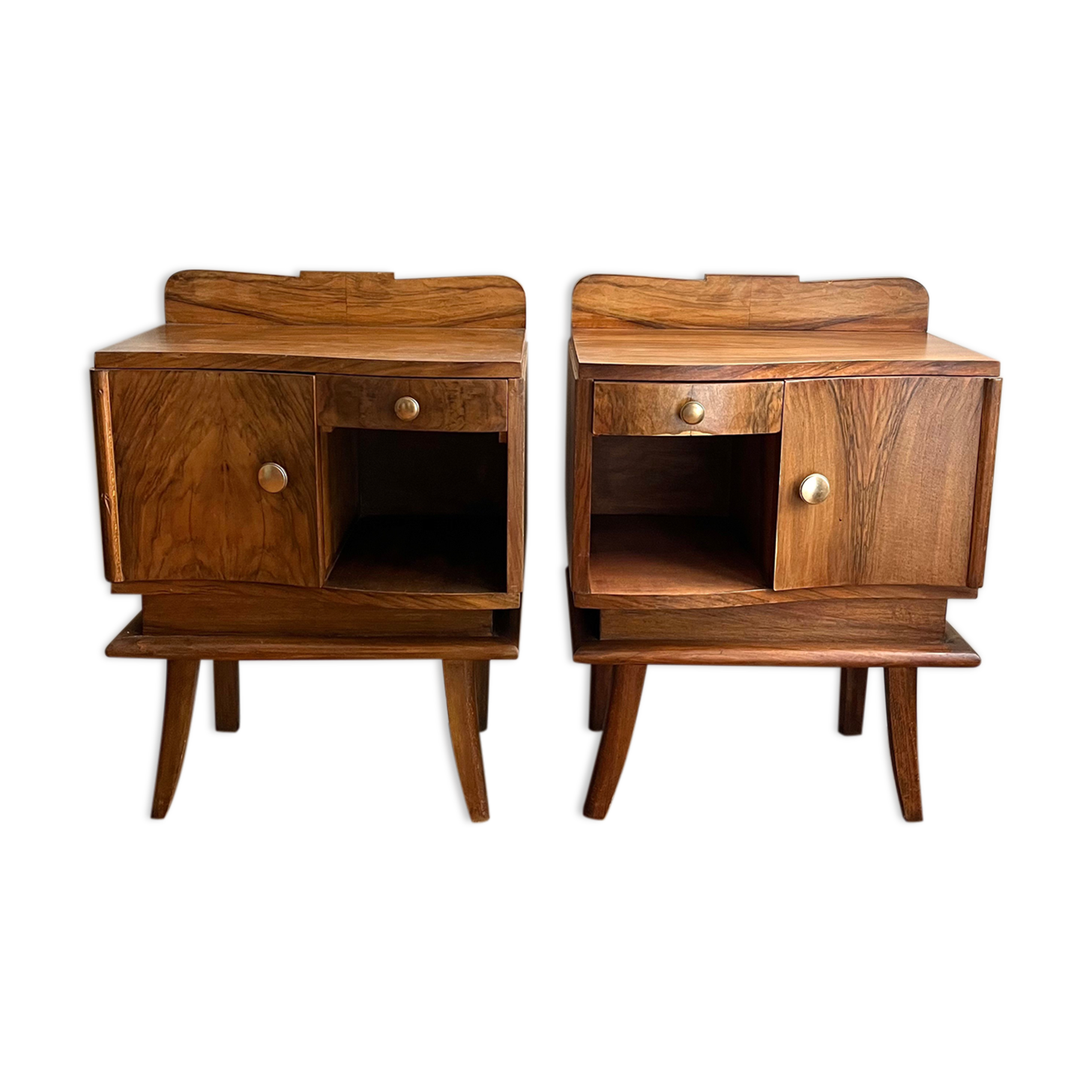 Pair of Art Deco bedside tables