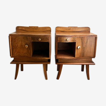 Pair of Art Deco bedside tables