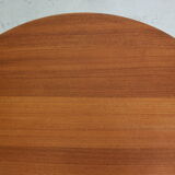 Peter Hvidt& Orla Mølgaard Nielsen Teak Round Coffee Table for France& Son, 1950