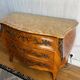 Louis XV style commode in wood and marble