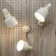 Trio of wall lights "scandinavian design" 1950.