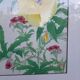Estampe chinoise fleur jaune