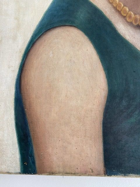 Portrait of a woman, signed Debiesse dated 1928