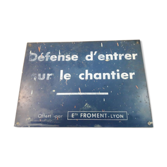 Painted sheet metal plate