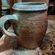 Set of 3 pieces of antique rustic French stoneware ceramic.