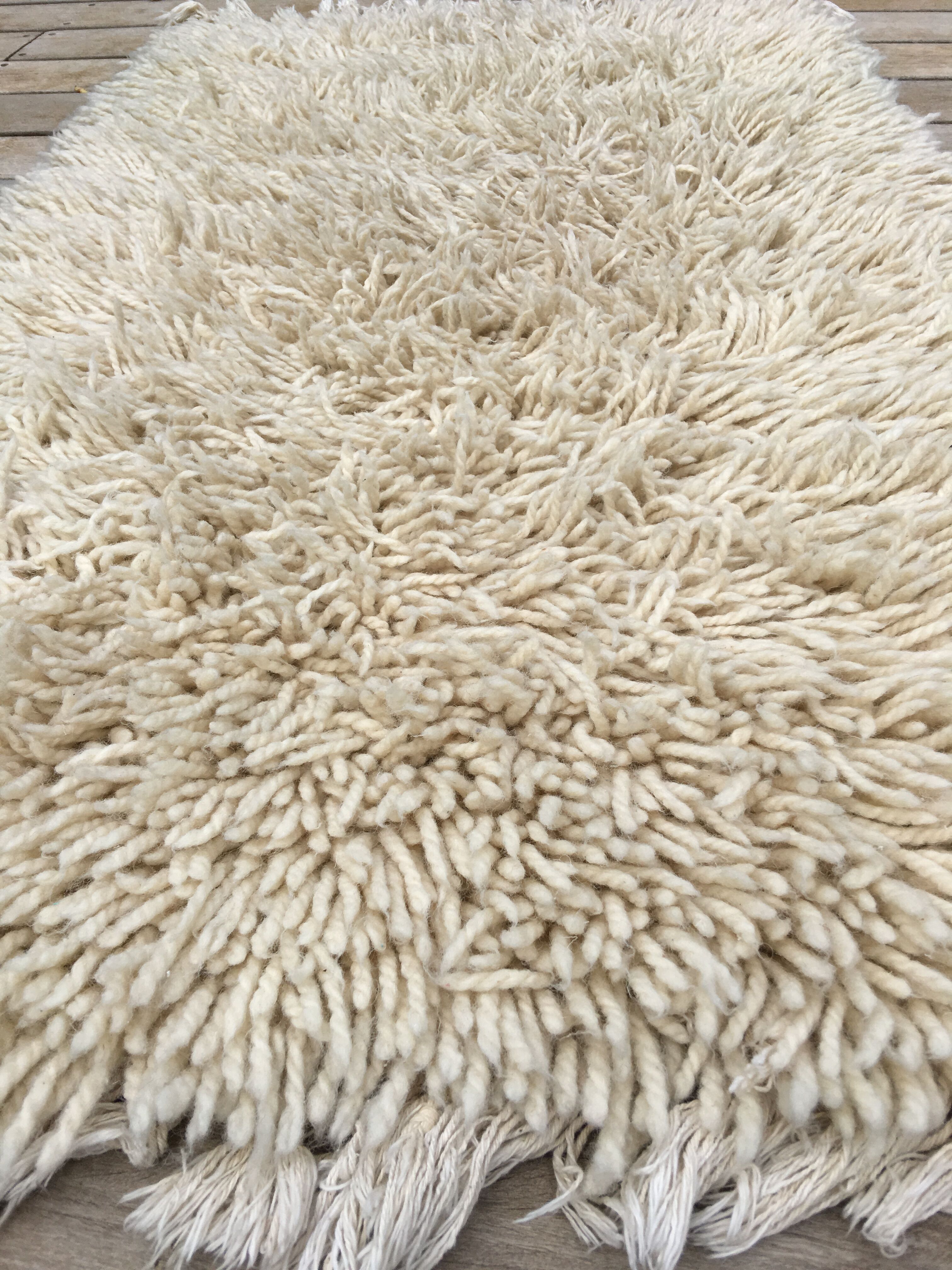Off-white berber united 158x85cm