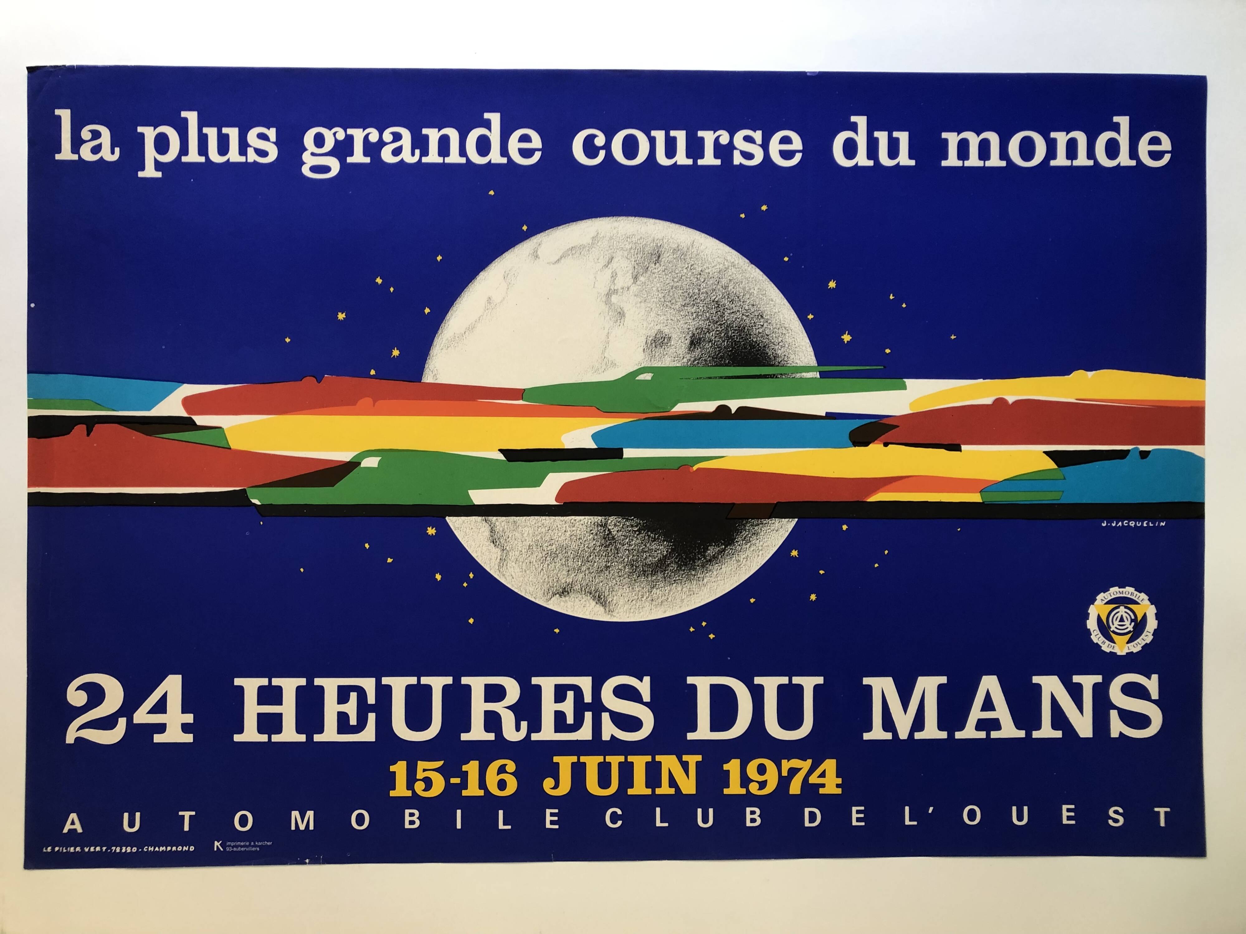 Original poster 24 Hours of Le Mans 1974